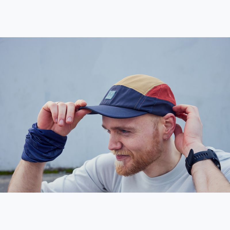 Multifunctional snood BUFF Lightweight Merino Wool night blue 5