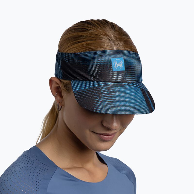 Running visor BUFF Pack Speed Visor Malc azure 4