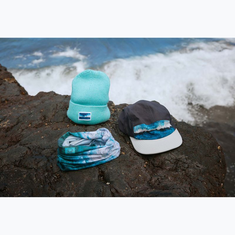 Multifunctional neck gaiter BUFF Coolnet UV watsea blue surfrider 7
