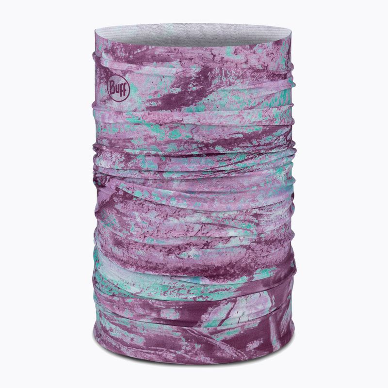 Multifunctional neck gaiter BUFF Coolnet UV real tree aspect ocean spray