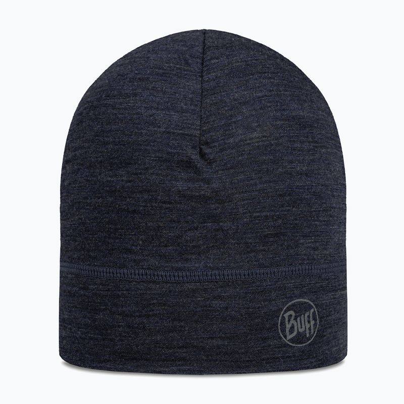 Winter hat BUFF Lightweight Merino Wool solid night blue