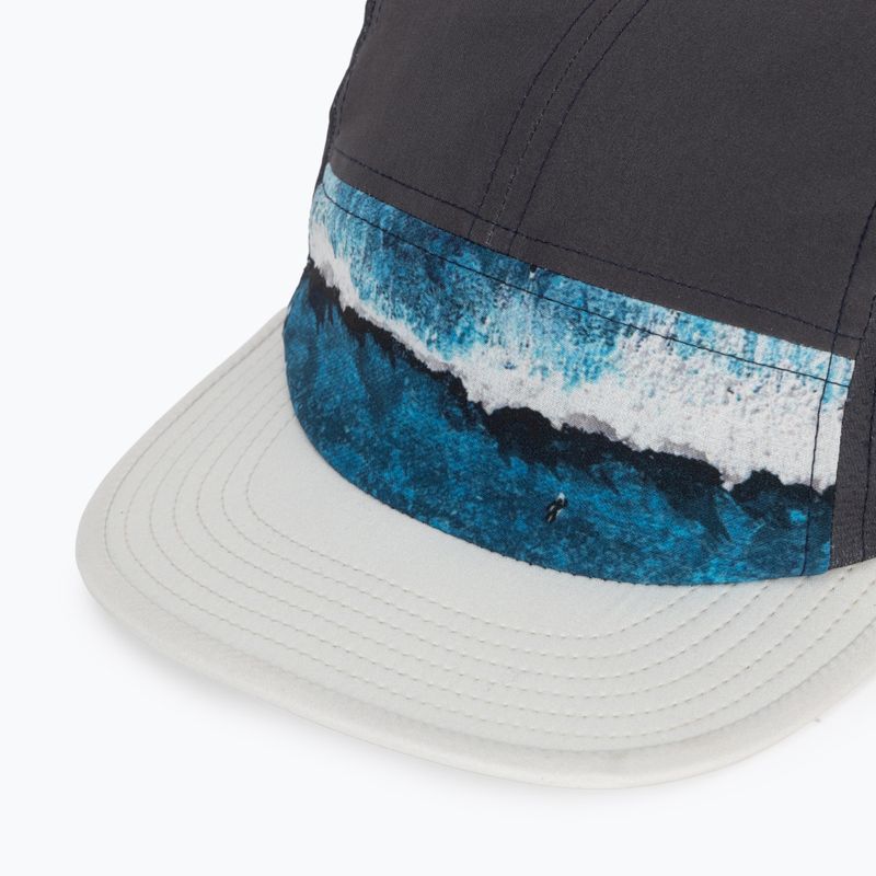 Baseball cap BUFF 5 Go parley navy panel 3