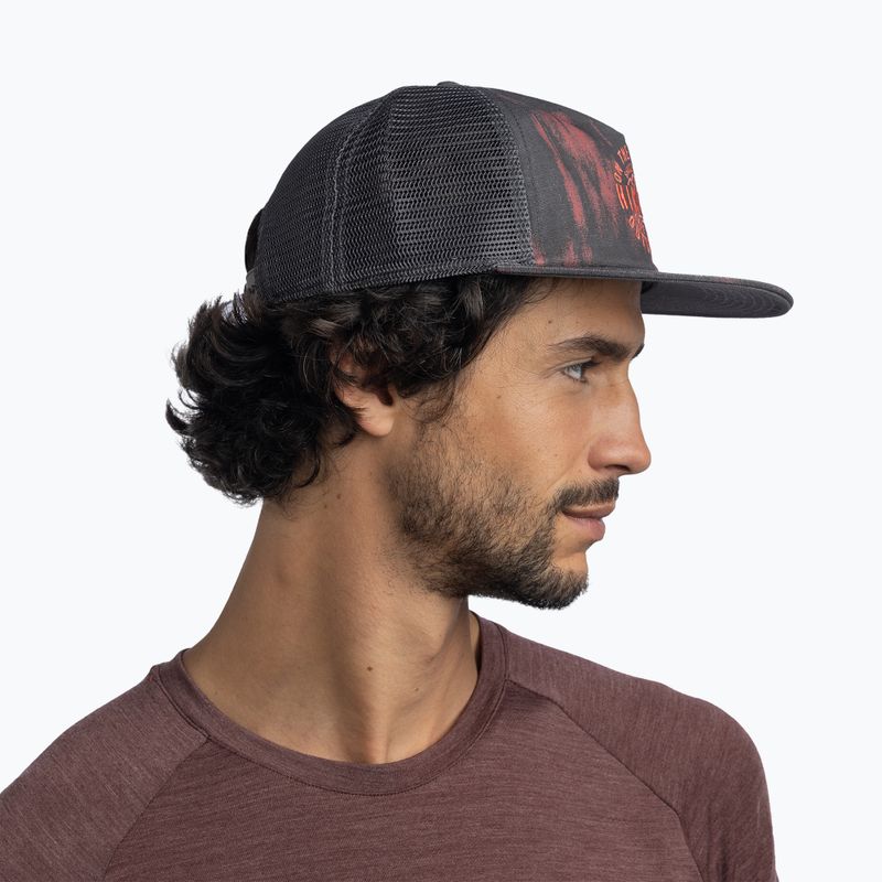 Baseball cap BUFF Trucker ikshi terracotta 3