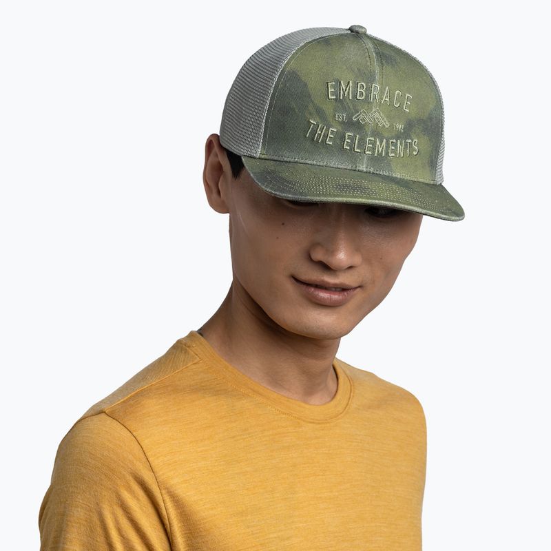 BUFF Explore Trucker wate forest baseball cap 3
