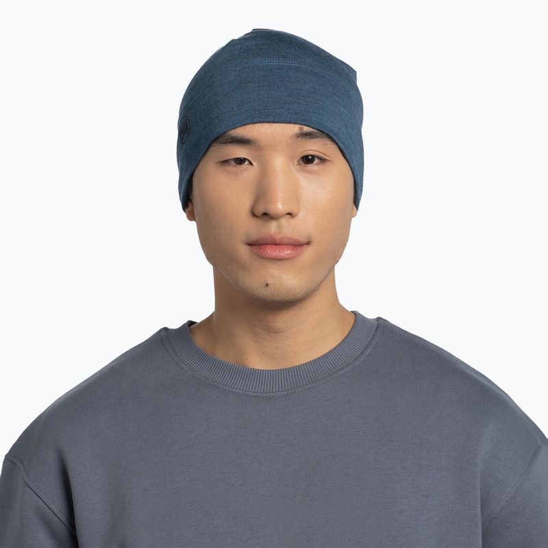 BUFF Midweight Merino Wool melange tempest winter beanie 3