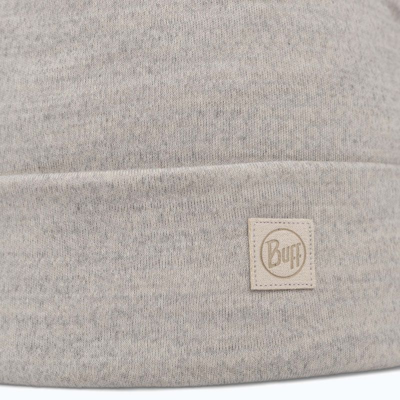 Winter hat BUFF Heavyweight Merino Wool solid cloud 2