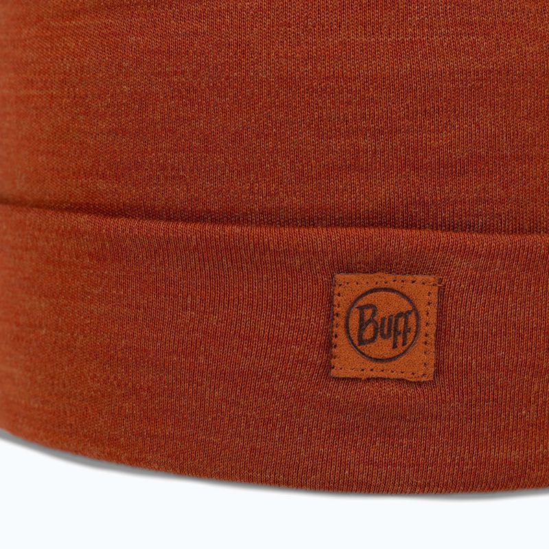 Winter hat BUFF Heavyweight Merino Wool solid cinnamon 2