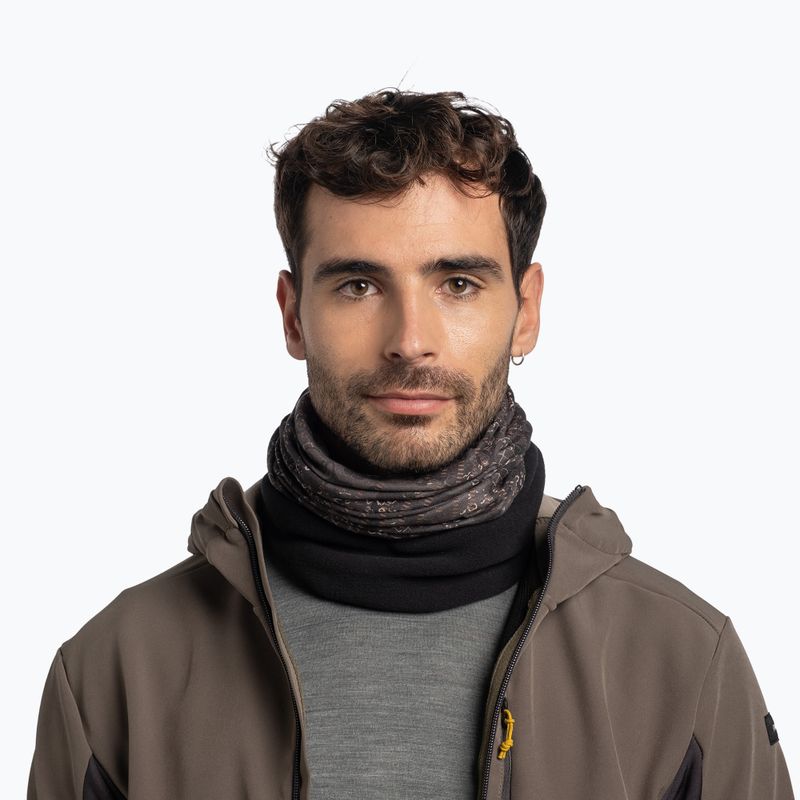 Multifunctional snood BUFF Polar cyture black 3