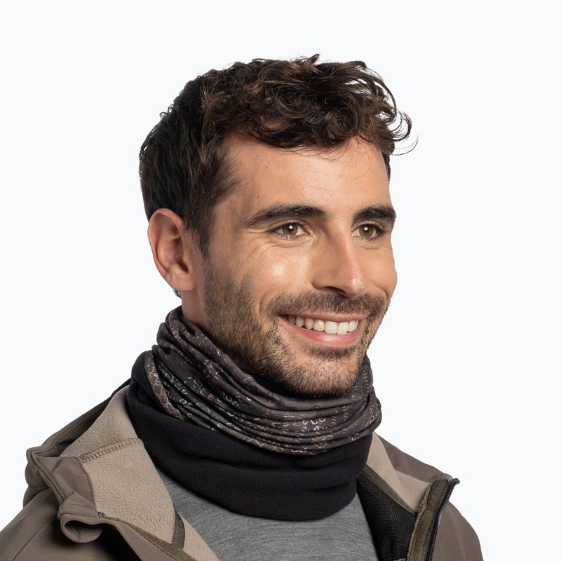 Multifunctional snood BUFF Polar cyture black 4