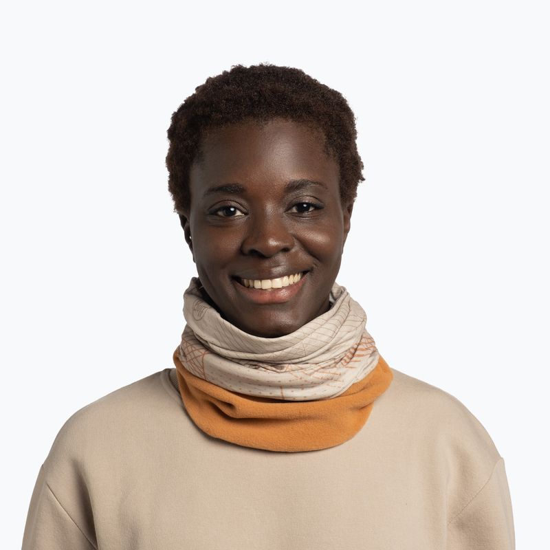 Multifunctional neck gaiter BUFF Polar copper 3