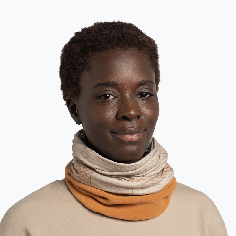 Multifunctional neck gaiter BUFF Polar copper 4