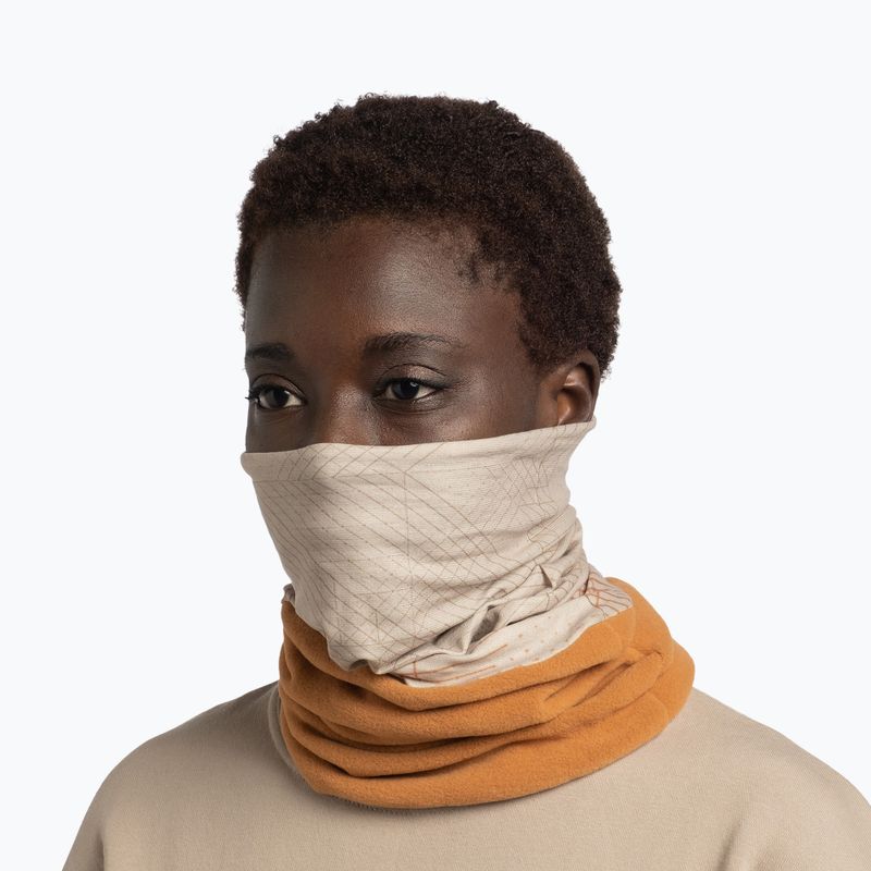 Multifunctional neck gaiter BUFF Polar copper 5