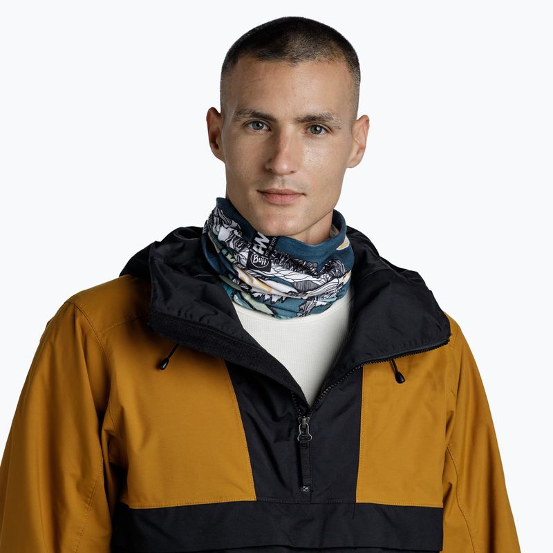 BUFF Thermonet pow lixot green multifunctional snood 5