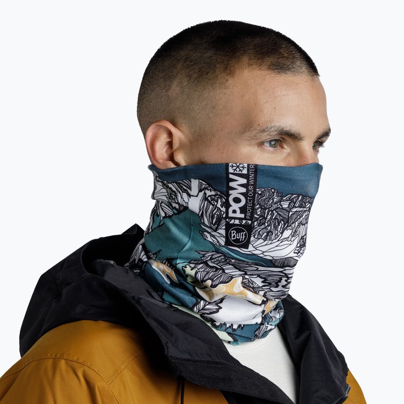 BUFF Thermonet pow lixot green multifunctional snood 6