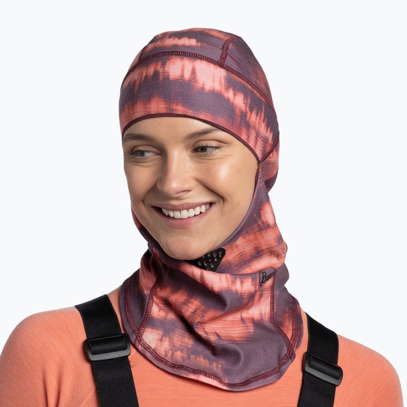 Multifunctional neck gaiter BUFF Thermonet garnet 4