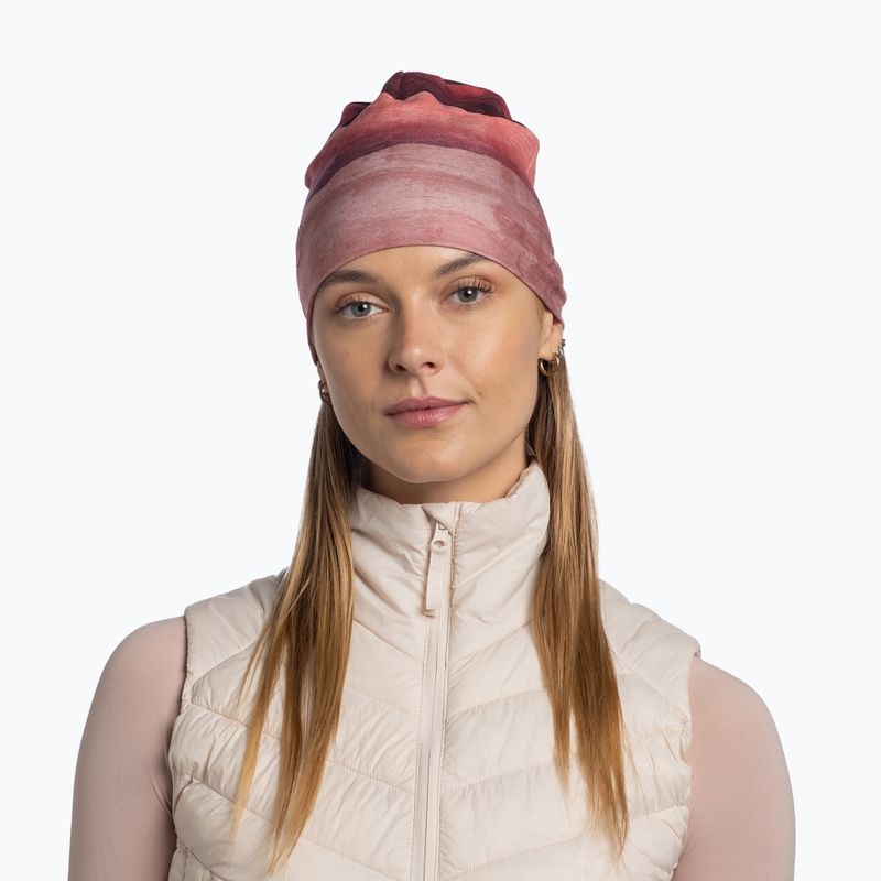 Winter hat BUFF EcoStretch lise rosewood 6
