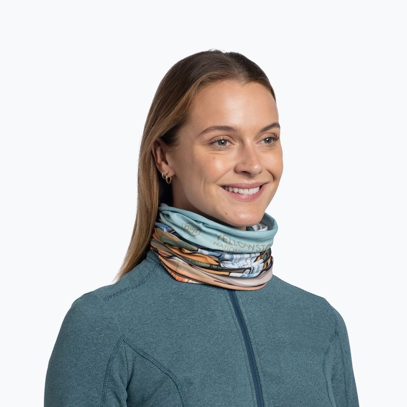 Multifunctional neck gaiter BUFF Coolnet UV yellowstone 4