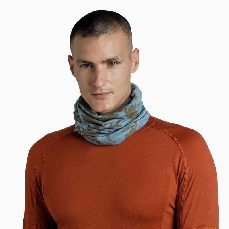 BUFF Lightweight Merino Wool multifunctional snood mouth multi 5