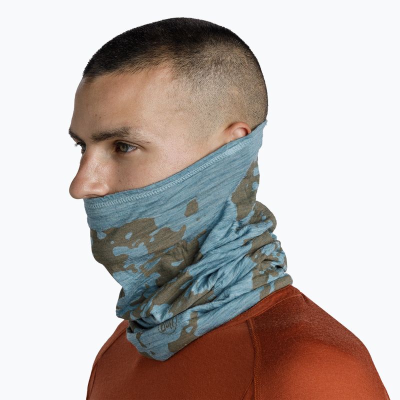 BUFF Lightweight Merino Wool multifunctional snood mouth multi 6