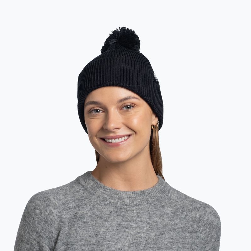 Winter hat BUFF Knitted Renvi black 3