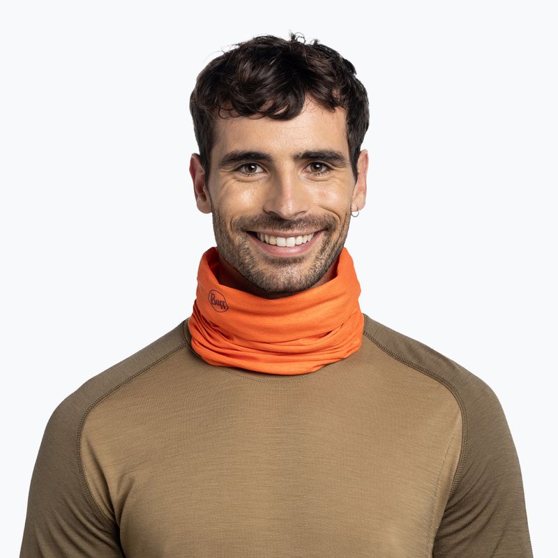 Multifunctional neck gaiter BUFF Coolnet UV+ solid poppy 3