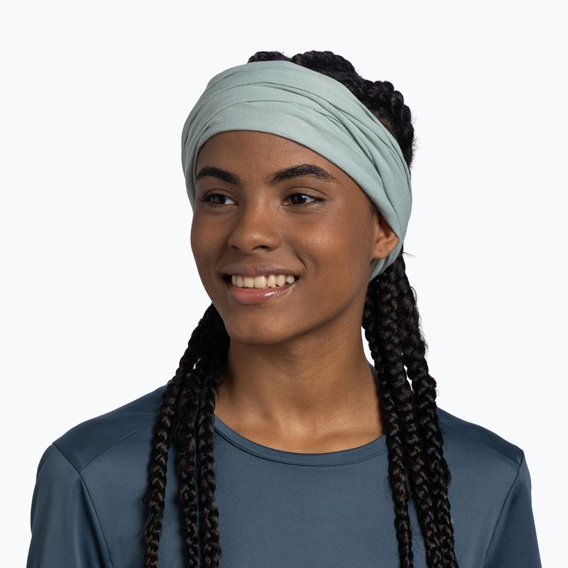 Multifunctional scarf BUFF Coolnet UV Insect Shield Solid solid seagrove green 4