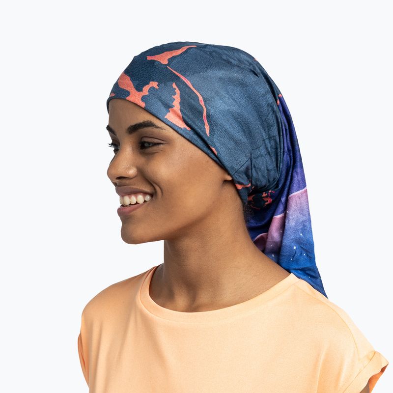 Multifunctional scarf BUFF Coolnet UV gigitah night blue 4