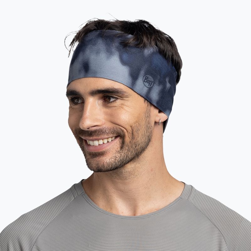 Headband BUFF CoolNet UV Wide graphite mines 3