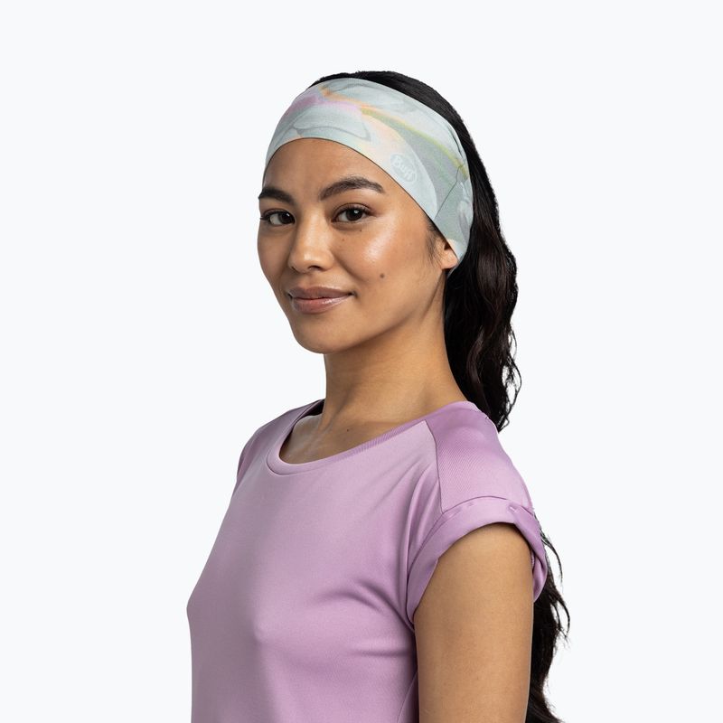 Headband BUFF CoolNet UV Ellipse emerald seagrove green 4