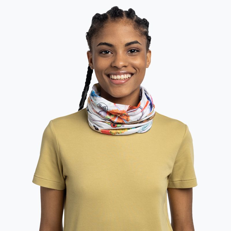 Multifunctional neck gaiter BUFF Coolnet UV alexandra nicole flies 3
