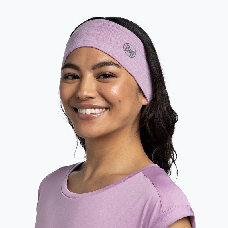 Headband BUFF Lightweight Merino Wool pansy 2