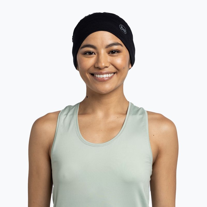 Headband BUFF Lightweight Merino Wool black 3