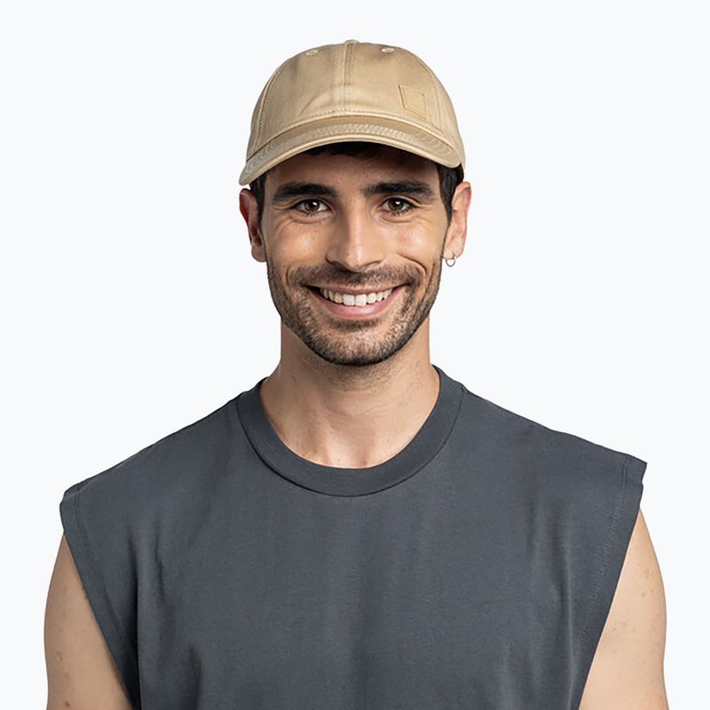 Baseball cap BUFF Baseball Solid sand 4