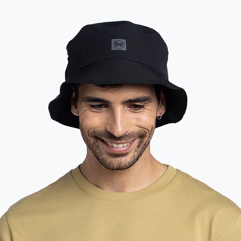 BUFF Adventure Bucket Solid black hat 4