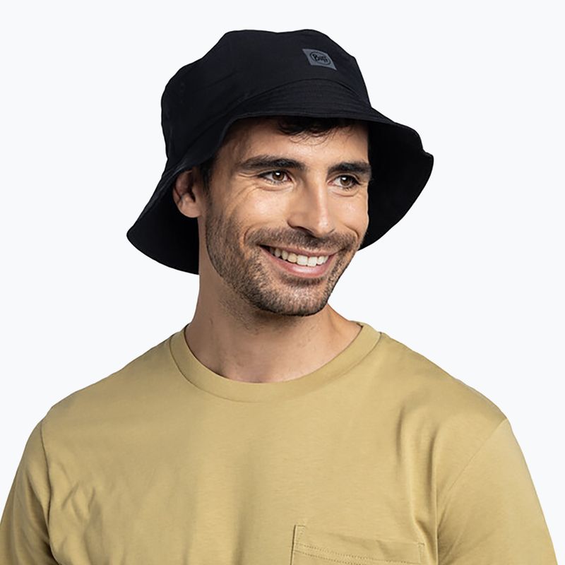 BUFF Adventure Bucket Solid black hat 5