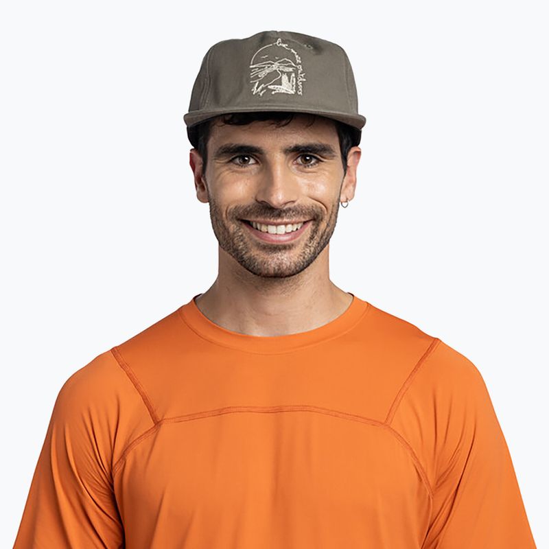 Baseball cap BUFF Trucker Lander khaki 4