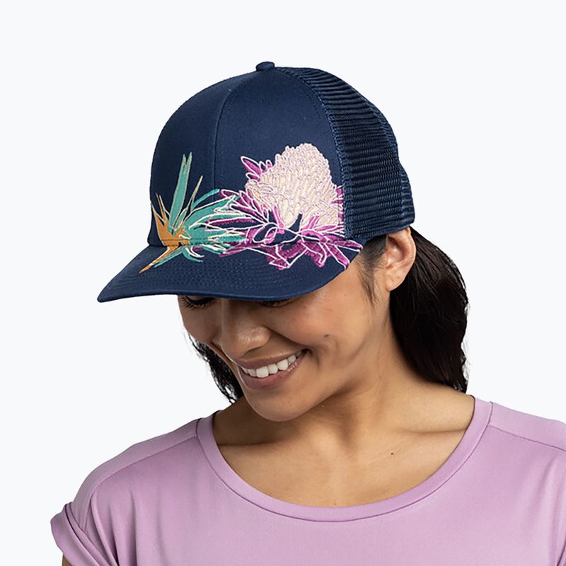 Baseball cap BUFF Explore Trucker Satry indigo 3