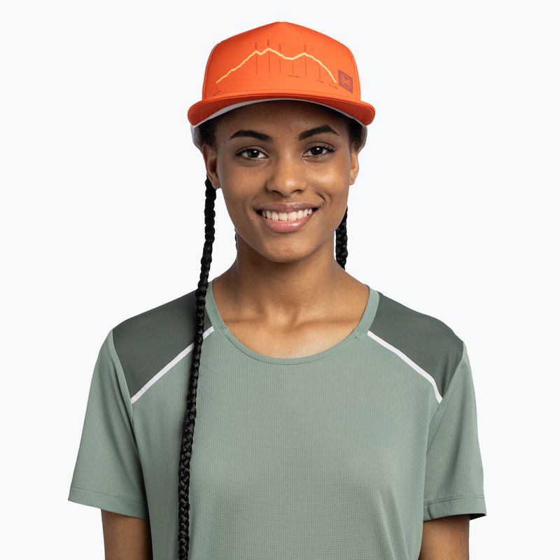 Baseball cap BUFF Explore Trucker cram poppy 3