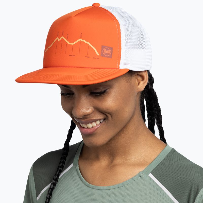 Baseball cap BUFF Explore Trucker cram poppy 4