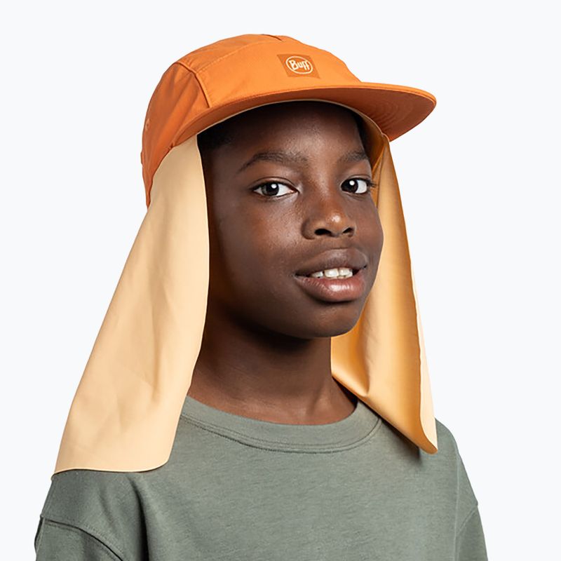 Children's baseball cap BUFF Desert Kids Solid ginger 3