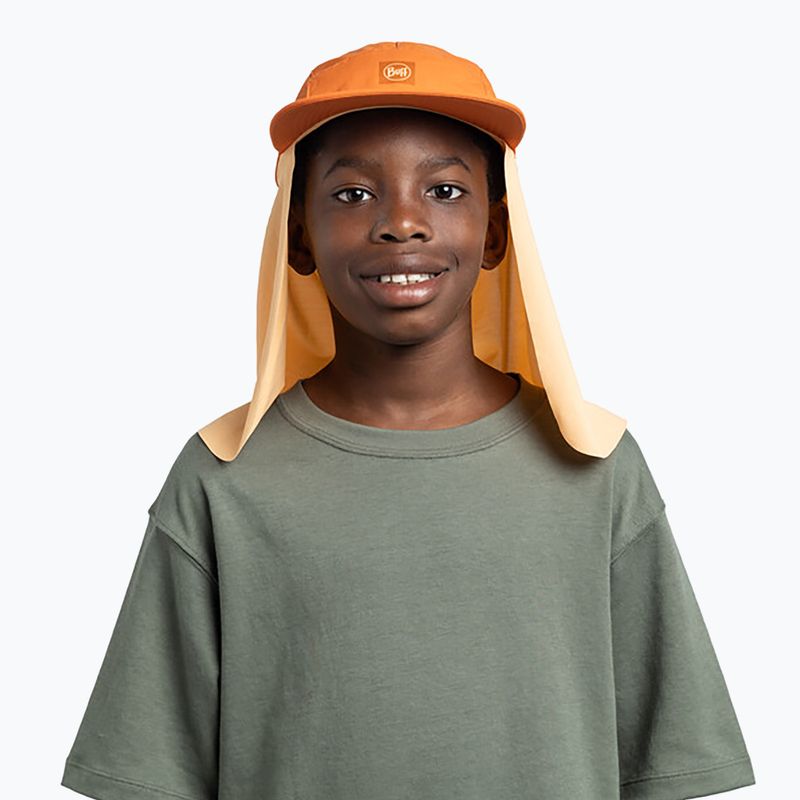 Children's baseball cap BUFF Desert Kids Solid ginger 4