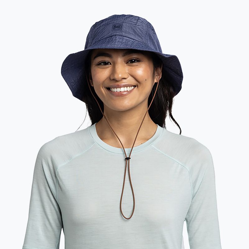 BUFF Go Bucket Solid indigo hat 6