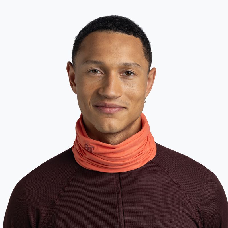 Multifunctional snood BUFF Original Ecostretch orange red 3