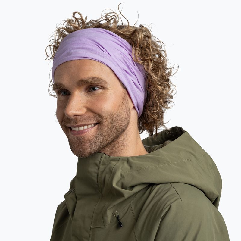Multifunctional snood BUFF Original Ecostretch grape ice 4