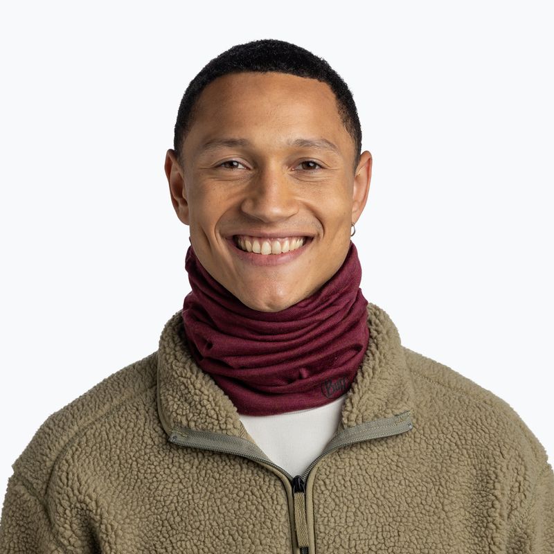 Multifunctional snood BUFF Midweight Merino Wool tibetan red 3