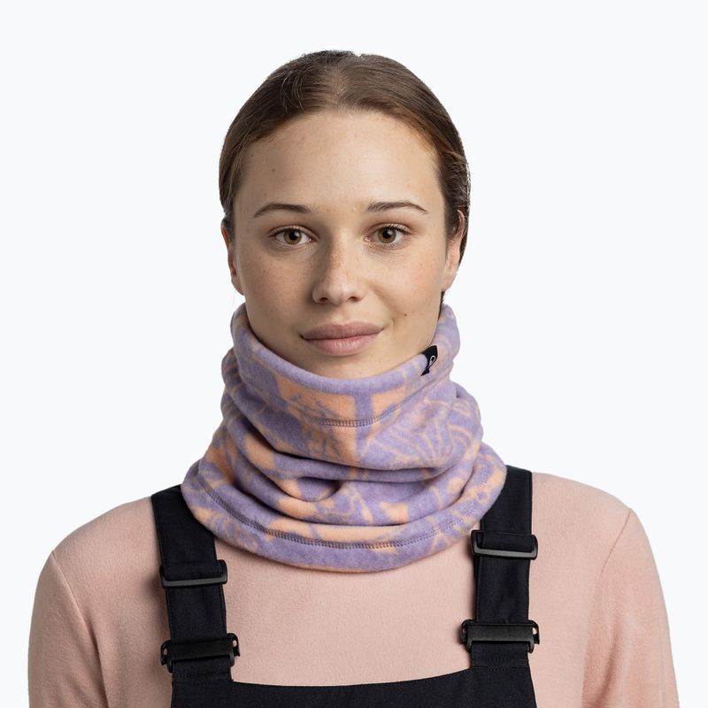 Neck warmer BUFF Polar leta Grape Ice 3