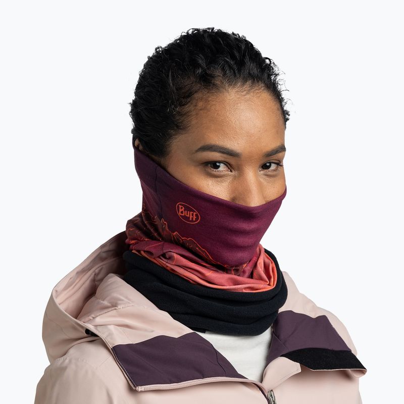 Multifunctional snood BUFF Polar unal garnet 4