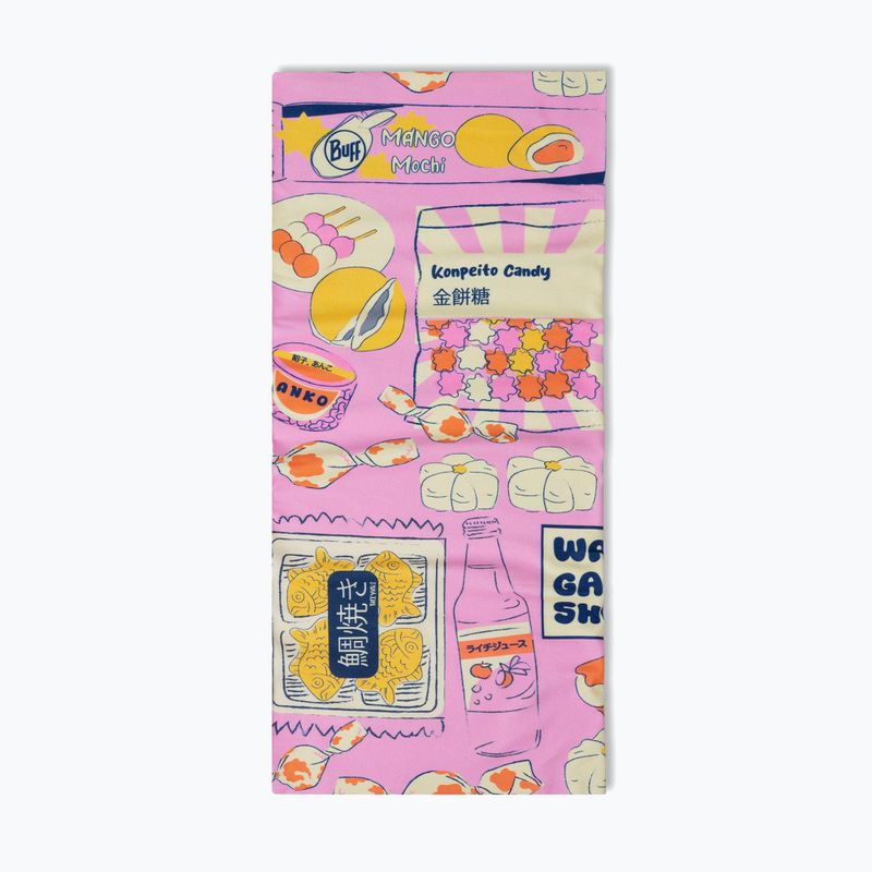 Children's multifunctional snood BUFF Original Ecostretch asaku rose pink 2