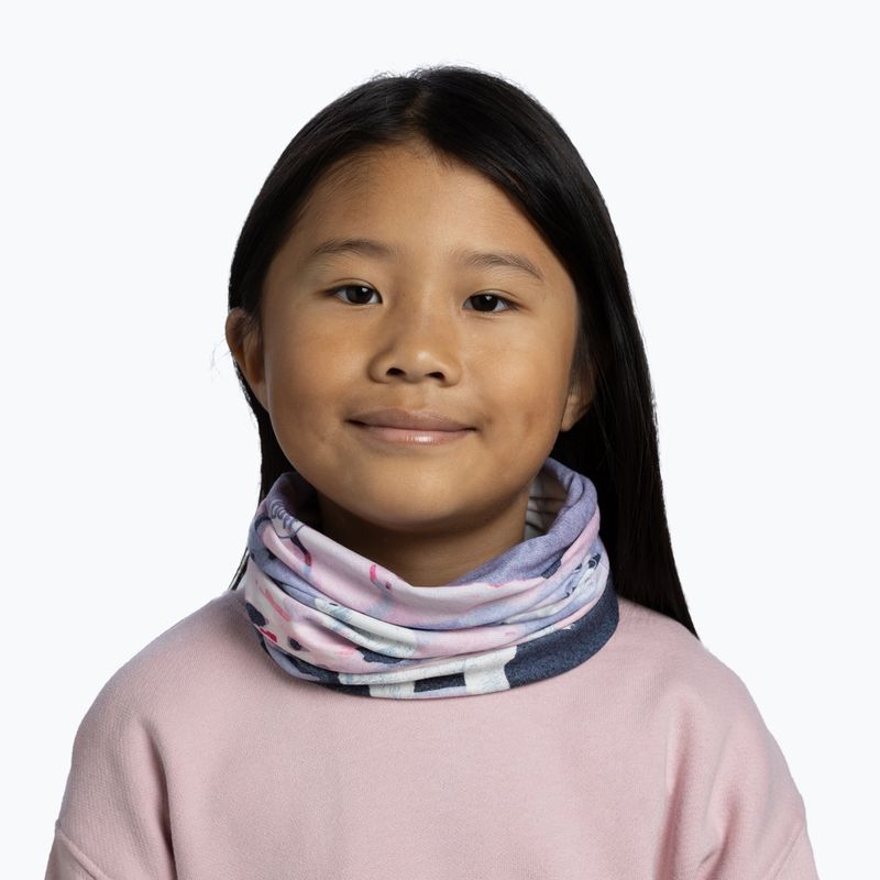 Children's multifunctional snood BUFF Original Ecostretch yoki mauve 3