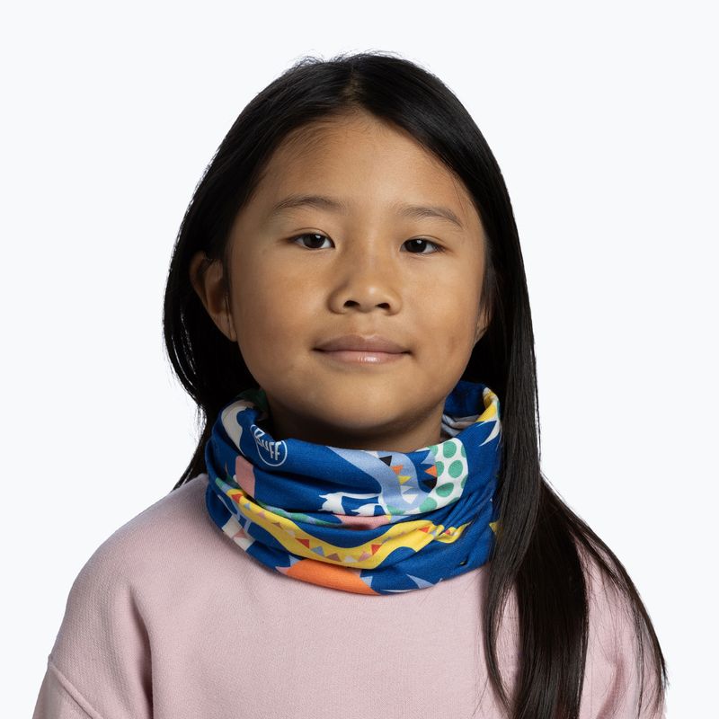 Children's multifunctional snood BUFF Original Ecostretch lutky cobalt 3